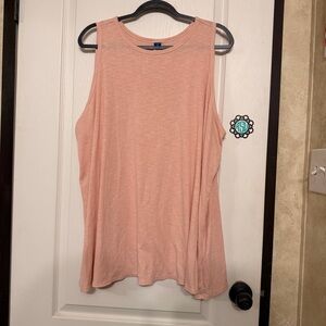 Women's Sleeveless Peach Top